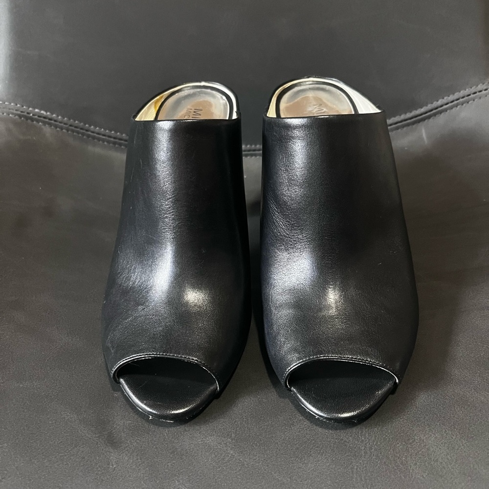 Michael Kors Peep Toe Mules